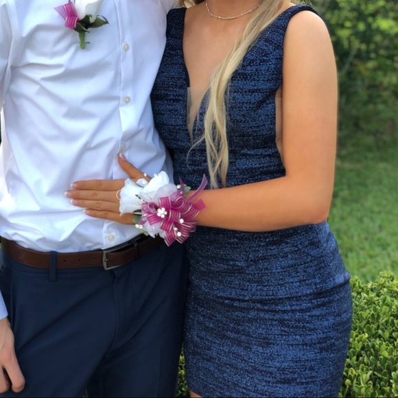 Jovani Navy Dress - Picture 5 of 5